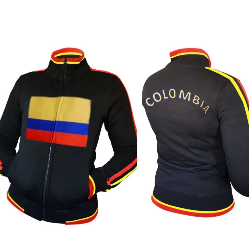 Sportif Colombia Mens Embroidered Fill Zip Jacket XL‎